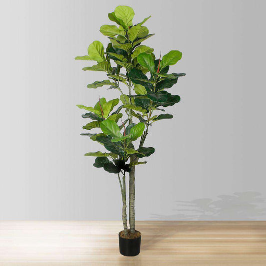 Nora Artificial Fiddle Leaf Potted Plant (Multiple Sizes)